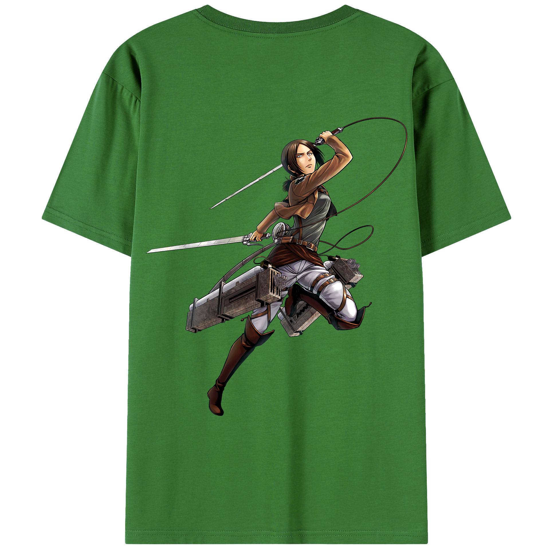 （画像用） 進撃の巨人 Attack on Titan レディース半袖Tシャツ(バックプリント)